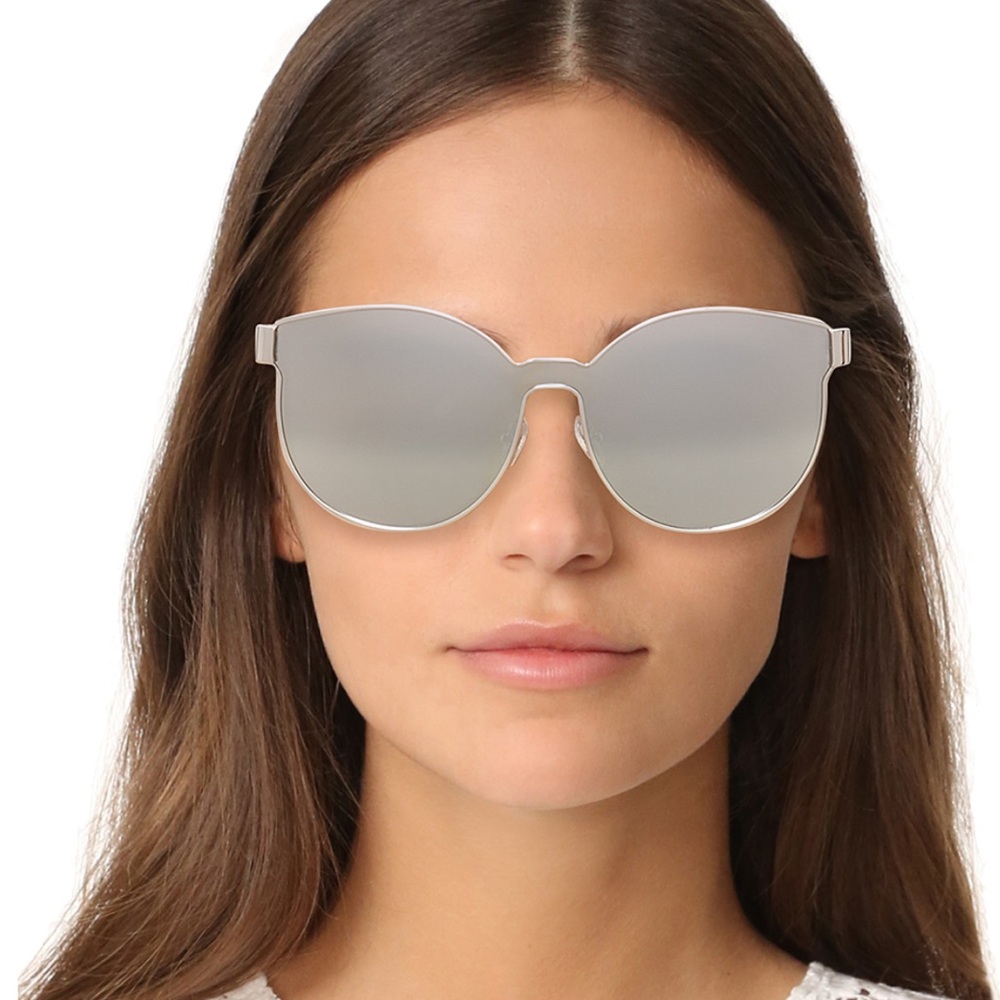 Karen Walker Mirrored Silver Sunglasses